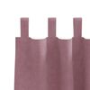 vidaXL Cortinas opacas 2 pcs Rosa Escuro 140 x 260 cm Veludo