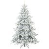 vidaXL &Aacute;rvore de Natal Articulada Artificial Branco 240 cm PVC e A&ccedil;o