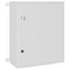 vidaXL Arm&aacute;rio de Controle Cinzeto 57 x 23 x 60 cm Pl&aacute;stico ABS