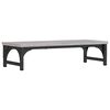 vidaXL Suporte monitor 55x23x14 cm derivados madeira cinzento sonoma