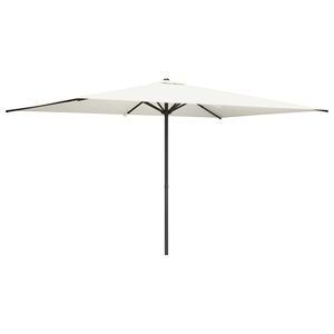 vidaXL Guarda-sol de Jardim 200 x 300 cm Poli&eacute;ster Retangular Creme
