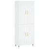vidaXL Arm&aacute;rio alto 69,5x34x180 cm derivados de madeira branco