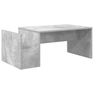 vidaXL Mesa de centro Cinzento 90 x 45 x 35 cm Derivados de Madeira