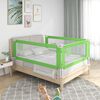vidaXL Barra de segurança p/ cama infantil tecido 160x25 cm verde