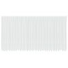 vidaXL Cortina de Renda Branco 240x750cm Poli&eacute;ster