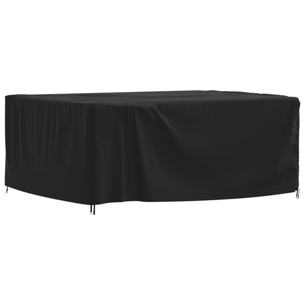 vidaXL Capa para mobili&aacute;rio de jardim 200x165x80 cm 420D oxford preto