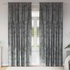 vidaXL Cortinas de Veludo 2 pcs Cinzeto 260 x 140 cm Veludo