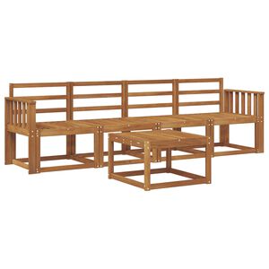 vidaXL Conjunto de Sof&aacute;s para Exterior 5 pcs Natural