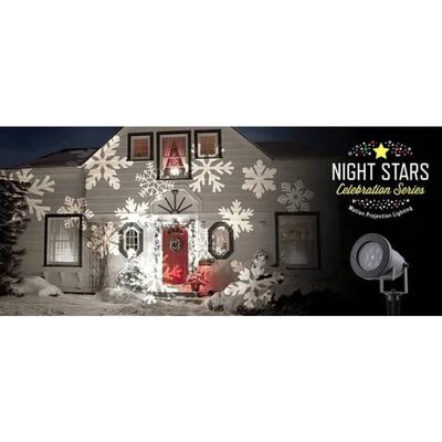 Night Stars Projetor LED Holiday Charms 6 padrões 12 W NIS004