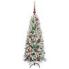 vidaXL &Aacute;rvore de Natal Artificial com 150 LEDs Branco 120 cm