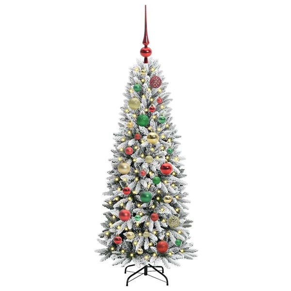 vidaXL &Aacute;rvore de Natal Artificial com 150 LEDs Branco 120 cm