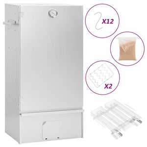 vidaXL Defumador p/ churrasqueira c/ gerador fumo frio a&ccedil;o galvanizado