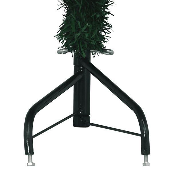 vidaXL &Aacute;rvore de Natal artificial de canto 240 cm PVC verde