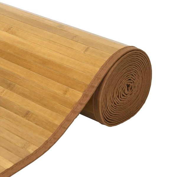 vidaXL Tapete retangular 60x200 cm bambu cor natural