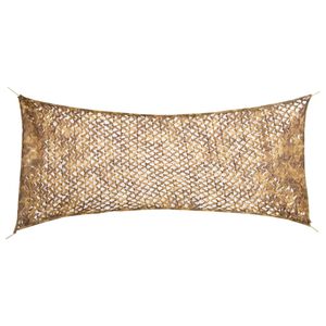 vidaXL Rede de camuflagem com saco de arruma&ccedil;&atilde;o 312x140 cm areia