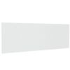 vidaXL Cabeceira de parede 240x1,5x80 cm derivados de madeira branco