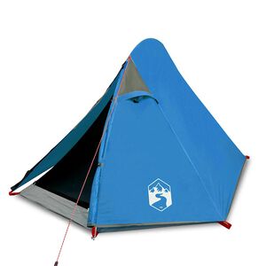 vidaXL Tenda de campismo c&uacute;pula para 2 pessoas imperme&aacute;vel azul