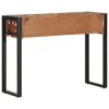 vidaXL Mesa consola multicor 100x35x75 cm madeira maciça recuperada