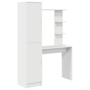 vidaXL Mesa 2 pcs Branco