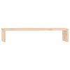 vidaXL Suporte para monitor 50x27x10 cm madeira de pinho maci&ccedil;a