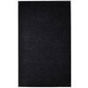vidaXL Tapete de porta 117x220 cm PVC preto