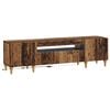 vidaXL Gabinete de TV LED ALKMAAR 153 x 35 x 43 cm Madeira antiga