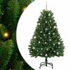 vidaXL &Aacute;rvore de Natal Artificial 150 cm 150 LED Branco quente Verde