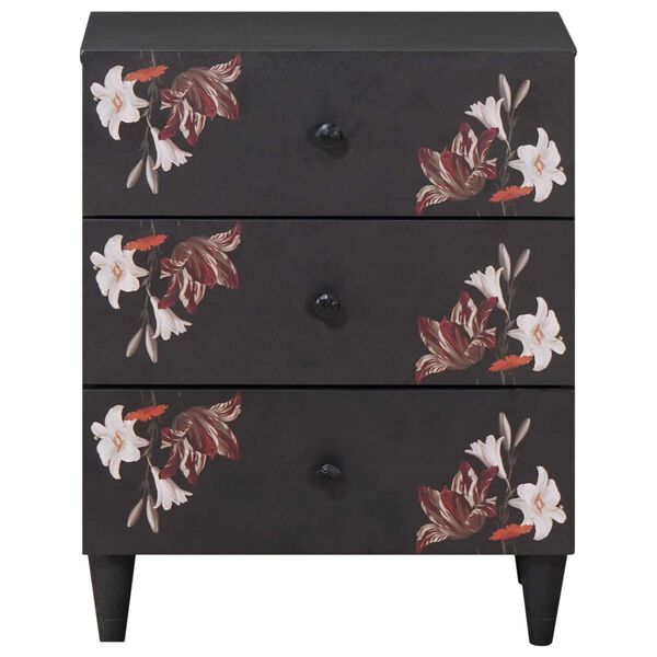 vidaXL Mesa-de-cabeceira com gaveta Multicolor 50 x 33 x 60 cm