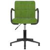 vidaXL Cadeiras de jantar girat&oacute;rias 2 pcs veludo verde-claro