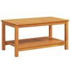 vidaXL Mesa Lateral &Oacute;leo Natural 90 x 50 x 45 cm