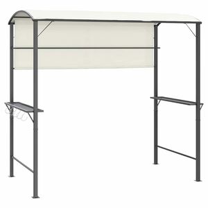 vidaXL Gazebo com toldo 220x110x200 cm creme
