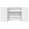 vidaXL Balc&atilde;o recep&ccedil;&atilde;o 200x50x103,5 cm madeira branco