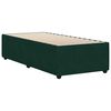 vidaXL Estrutura de cama sem colch&atilde;o 90x200 cm veludo verde-escuro