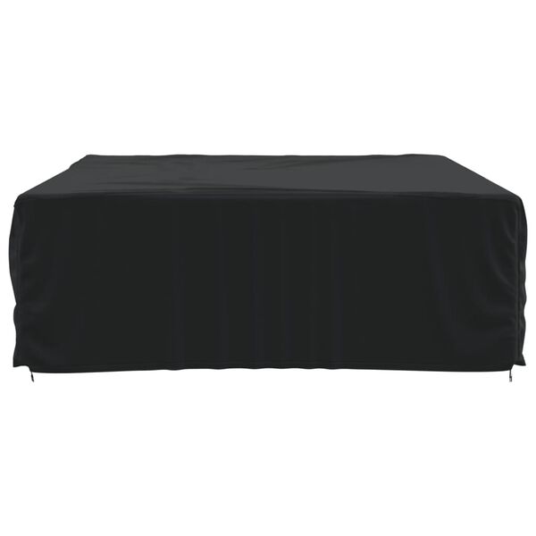 vidaXL Capa para mobili&aacute;rio de jardim 350x260x90 cm 420D oxford preto
