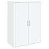 vidaXL Aparadores 2 pcs 60x31x84 cm derivados de madeira branco