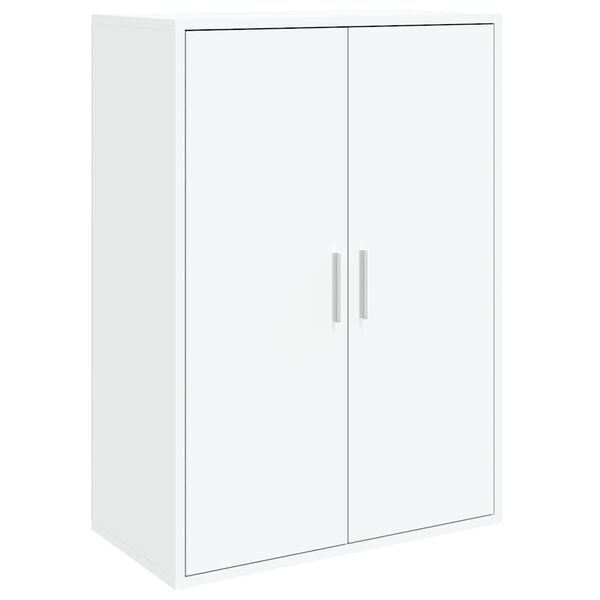 vidaXL Aparadores 2 pcs 60x31x84 cm derivados de madeira branco