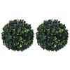 vidaXL Bolas de buxos artificiais 2 pcs 22 cm