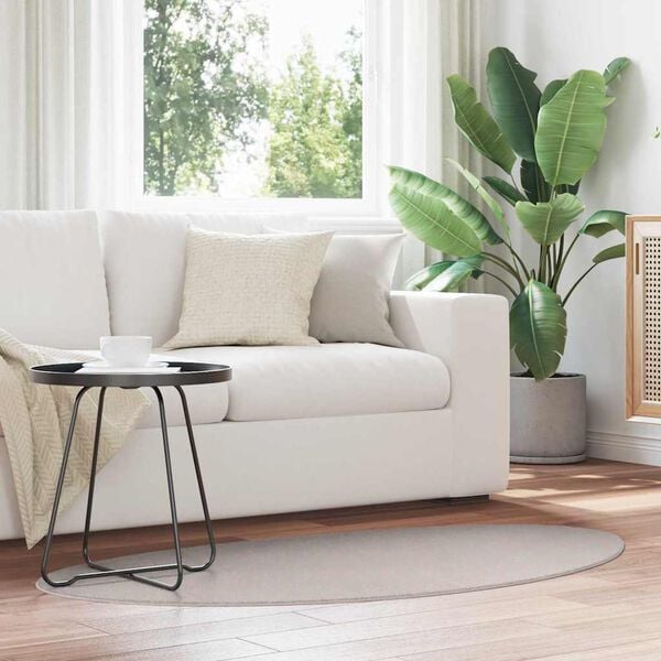 vidaXL Tapetes de &aacute;rea HUARTE Areia 80 x 150 cm Poli&eacute;ster