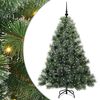 vidaXL &Aacute;rvore de Natal Artificial com 150 LEDs Verde 150 cm PE e PVC