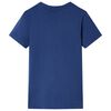 T-shirt de criança azul-escuro 92