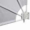 vidaXL Toldo lateral dobr&aacute;vel para varanda 210x210 cm cinzento