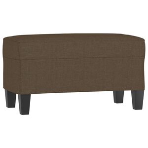 vidaXL Banco 70x35x41 cm tecido castanho