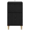vidaXL Arm&aacute;rio de Cabeceira 2 pcs Carvalho Preto 40 x 35 x 70 cm