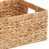vidaXL Cestos de Armazenamento 3 pcs Natural 40 x 30 x 18 cm