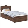 vidaXL Estrutura da Cama com gaveta Carvalho Marrom 70 x 190 cm