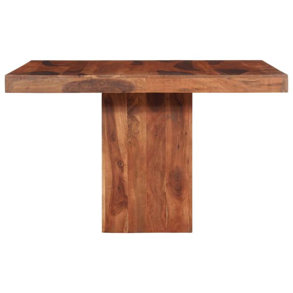 vidaXL Mesa de jantar 120x120x77 cm madeira maci&ccedil;a de ac&aacute;cia