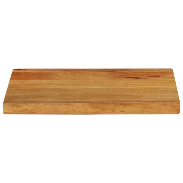 vidaXL Tampo de mesa c/ borda viva 60x40x2,5 cm mangueira maci&ccedil;a