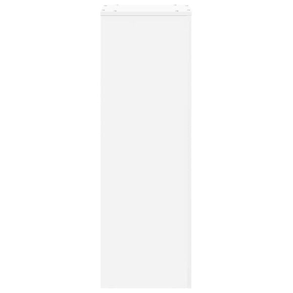 vidaXL Suporte para plantas 33x33x100 cm derivados de madeira branco