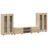 vidaXL Conjunto de m&oacute;vel de TV FLORIN 3 unid. Carvalho Sonoma