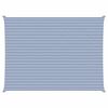 vidaXL Vela de sombra solar Azul e Branco 8 x 6 m